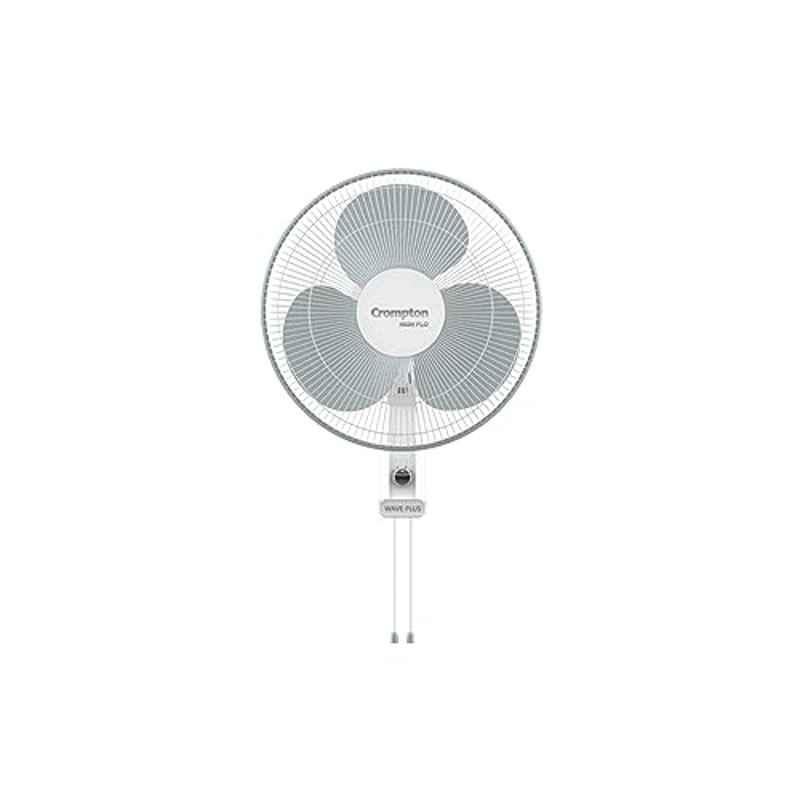 Crompton Wave Plus 60W 1300rpm Blue 3 Blade Wall Fan with 2 Years Warranty, WMHFWAVPL16PBL, Sweep: 400 mm