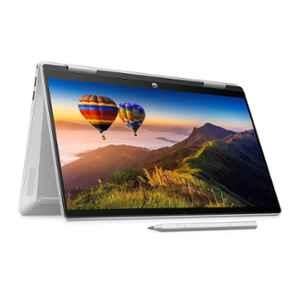 HP Pavilion X360 2 in 1 Natural Silver Laptop with Pen/13th Gen/Intel Core i5-1335U/16GB RAM/512GB SSD/Intel Iris X Graphics & 14 inch FHD Display, 14-EK1074TU