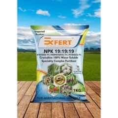 Exfert 900g NPK (19 : 19 : 19) Specialty Crystalline Water Soluble Complex Fertilizer for Plants & Gardening Purpose