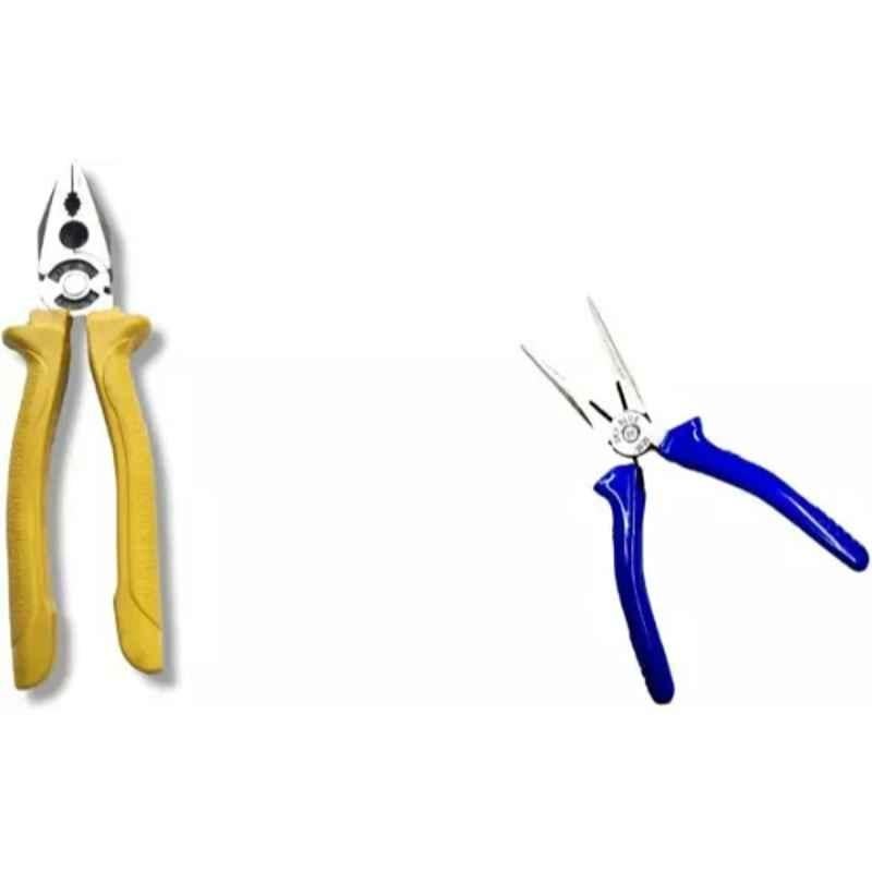Sky Blue 2 Pcs 7.8 inch Lineman Plier Combo, SBE_PLIER_0211