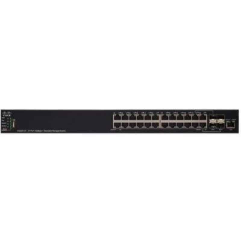 Cisco SX550X24 24 Ports 10 Gigabit Ethernet Stackable Managed Switches, SX550X24K9UK