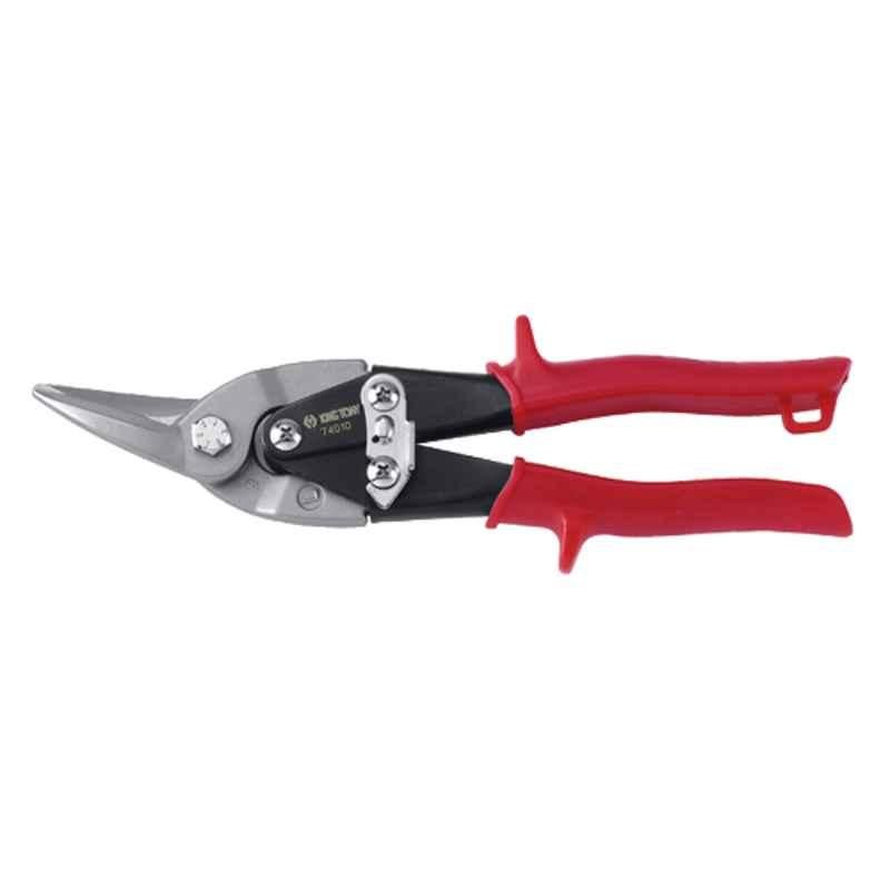 AVIATION TIN SNIPS LEFT CUT 10" RED
