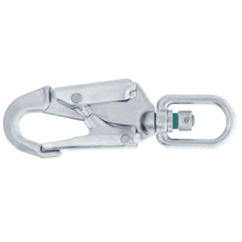 Karam 20mm Stainless Alloy Steel Forged Swivel Snap Hook with Load Indicator, PN 162SS