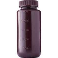 Abdos 12Pcs 250ml HDPE Amber Wide Mouth Bottles, P11183A