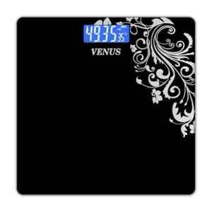 Venus 180kg Tempered Glass Green Electronic Digital Body Weight Machine with LCD Display, EPS-6399
