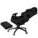 ASE Gaming Gold 135kg PU Leather High Back Black Ergonomic Gaming Chair with Footrest
