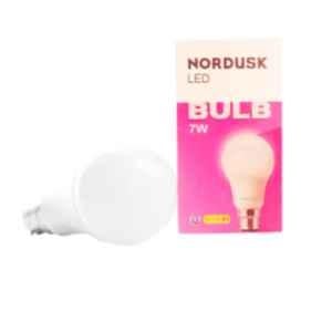Nordusk Nova B3 7W B22 Cool Day White LED Regular Bulb, NBU-10076 (Pack of 10)