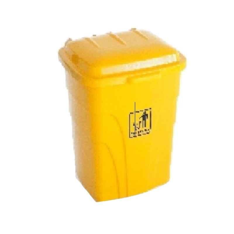 Cisne 70L Yellow Waste Bin Bucket, 409022-03