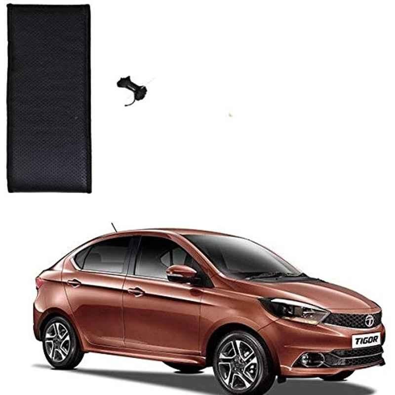 Kozdiko Faux Leather Black Stitchable Steering Wheel Cover for Tata Tigor