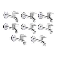 Fastgear Fusion Stainless Steel Silver Chrome Finish Long Body Tap, FG970 (Pack of 8)