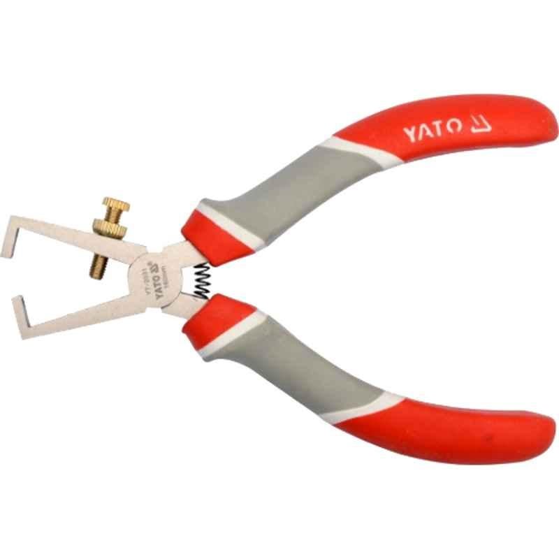 Yato 160mm Nickle Iron Finish Wire Stripping Plier, YT-2031