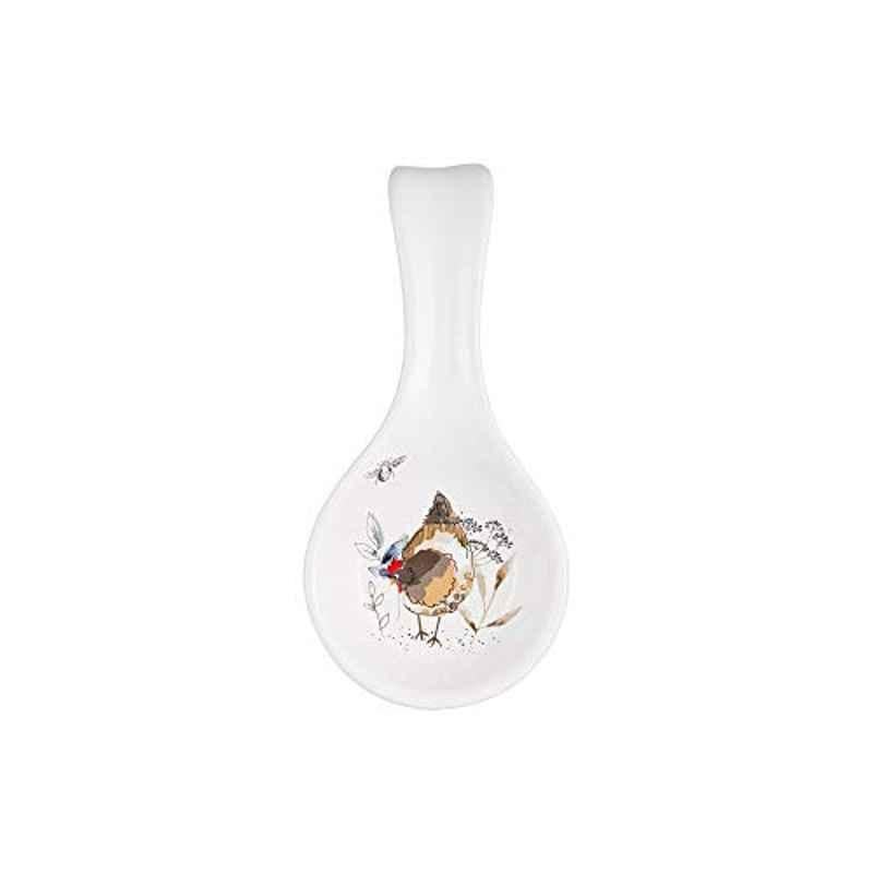 Price & Kensington Dolomite Country Hens Printed Spoon Rest