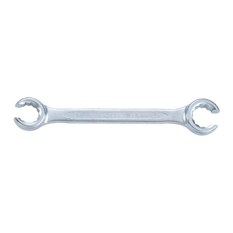 King Tony 24x27mm Chrome Plated Flare Nut Wrench, 19312427