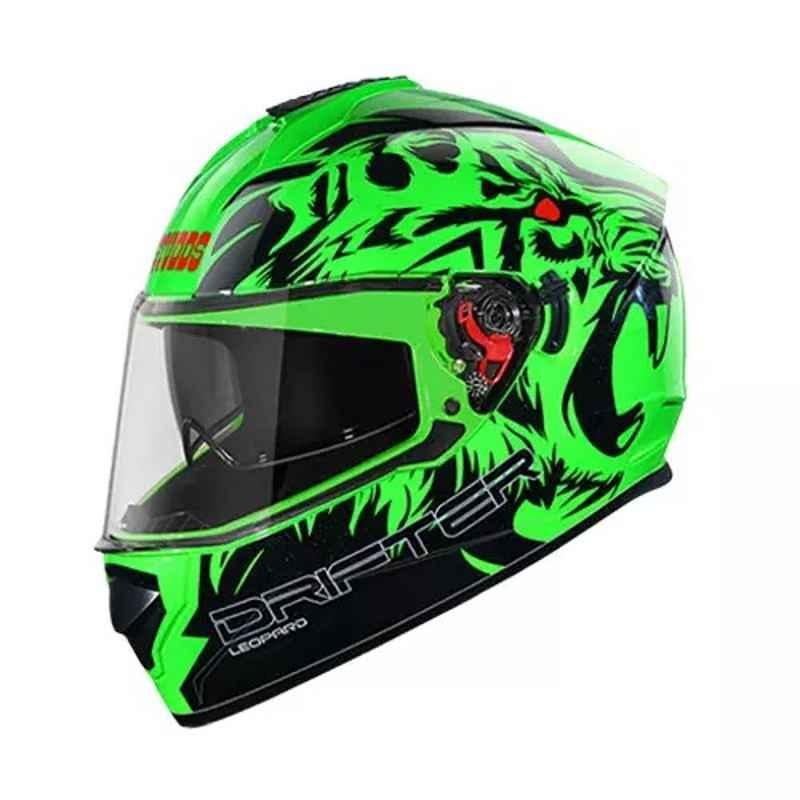 Studds N9 Expanded Polystyrene Green Full Face Full Face Helmet, Size: Xtra Large