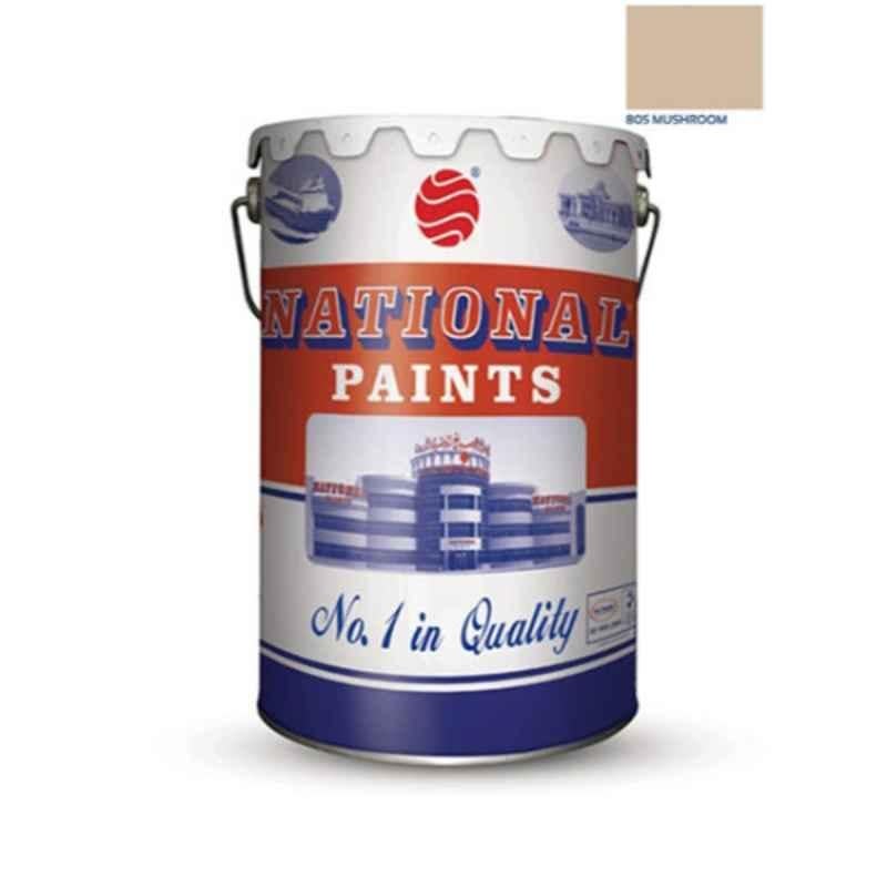 National Paints 18L Mushroom Water Based Wall Paint, NP-805-18