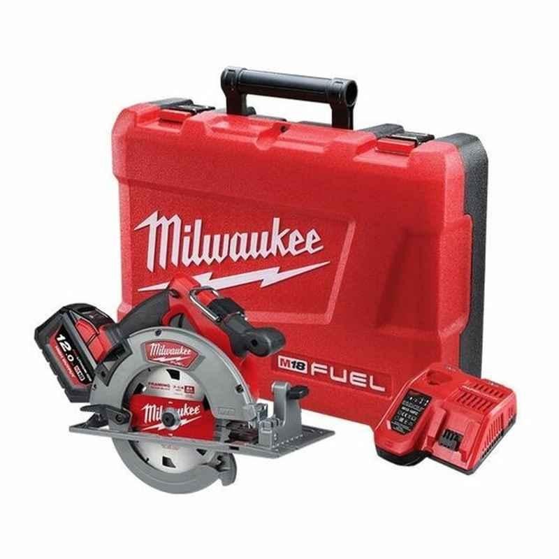Milwaukee Cordless Circular Saw Kit, M18FCS66-121, Fuel, 18V, 190MM