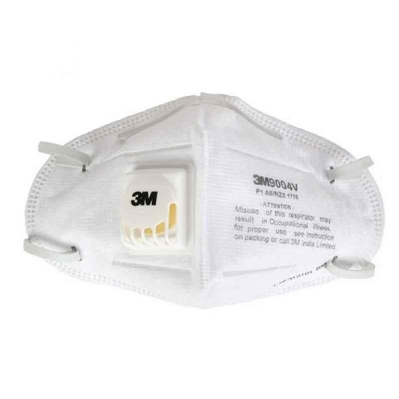 3M Valved Dust/Mist Respirator Mask AS/NZS P1, 9004V (Pack of 10)