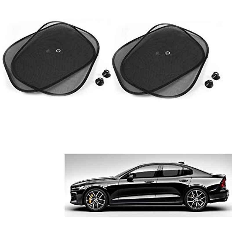 Kozdiko 4 Pcs Black Chipokoo Car Window Sunshade Curtain Set for Volvo S60, koz_78974