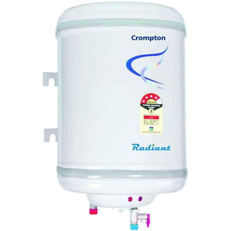 Crompton Geyser  Radiant 35L Plastic Ivory Storage Water Heater, ASWH 535