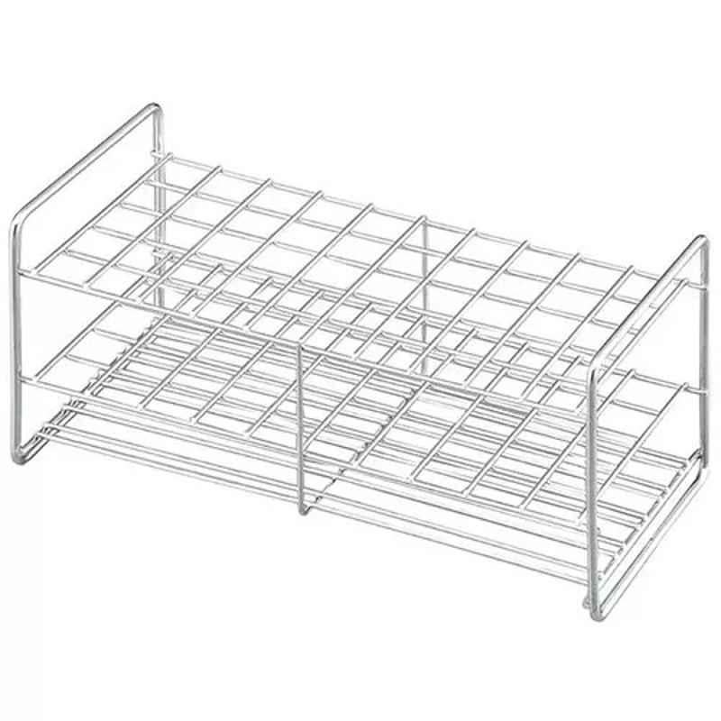Lab Plus Stainless Steel Test Tube Rack 55mm Shelf Height, LP-8609