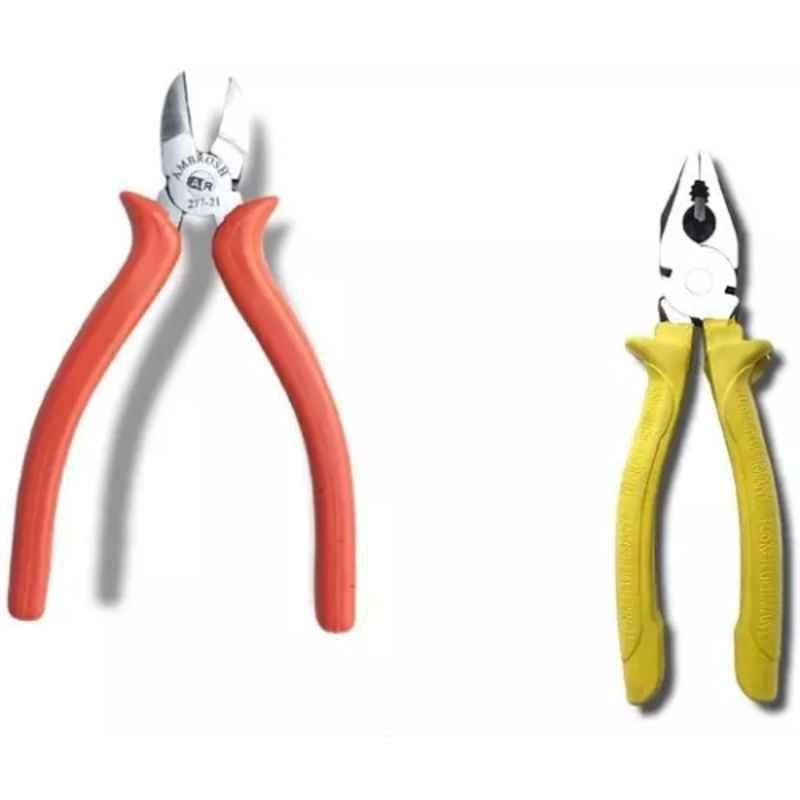 Sky Blue 2 Pcs 7.8 inch Lineman Plier Combo, SBE_PLIER_0298