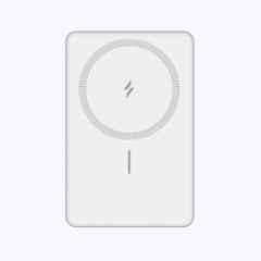 Zebronics MW70 10000mAh White Power Bank with Stand