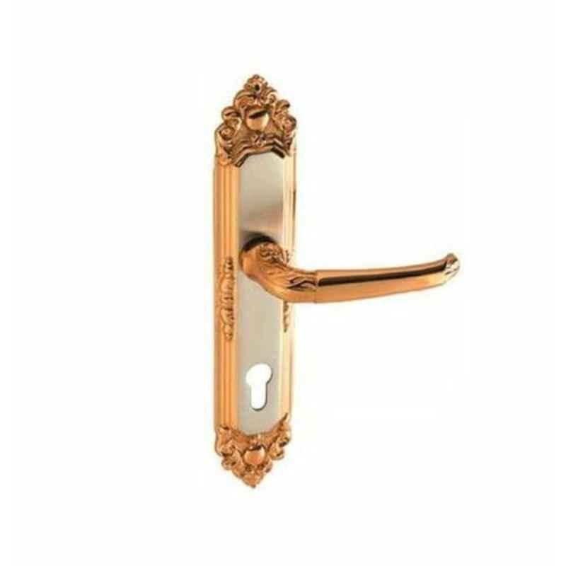 Doganlar Desenli 45x85mm Gold Plated Brass Door Handle