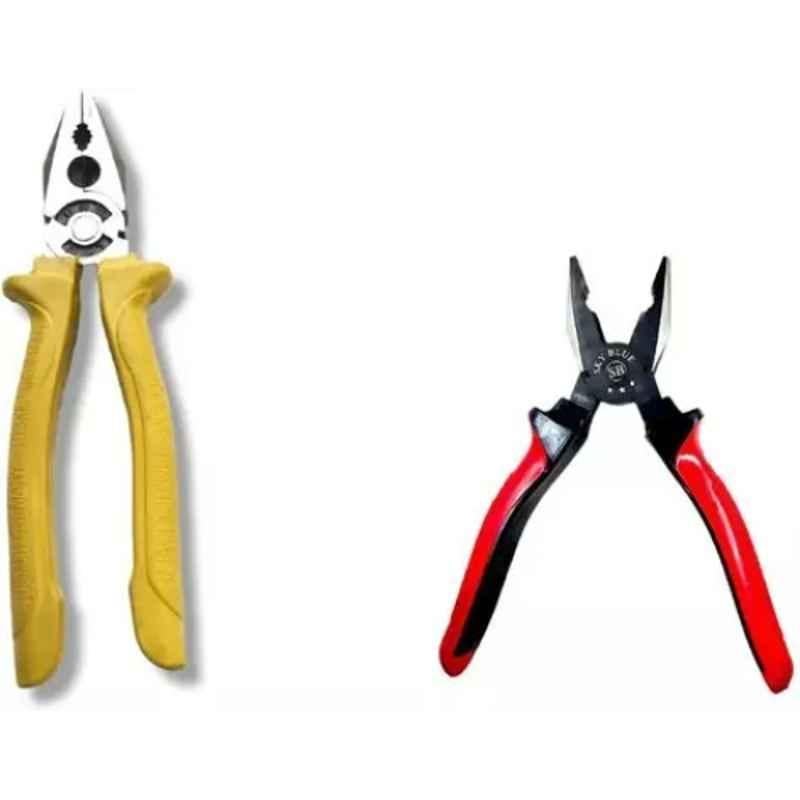 Sky Blue 2 Pcs 7.8 inch Stainless Steel Groove Plier Combo, SBE_PLIER_0226