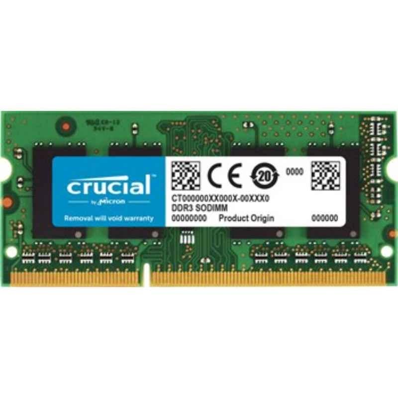 Crucial 4GB DDR3 1600MHz Laptop RAM, CT51264BF160B