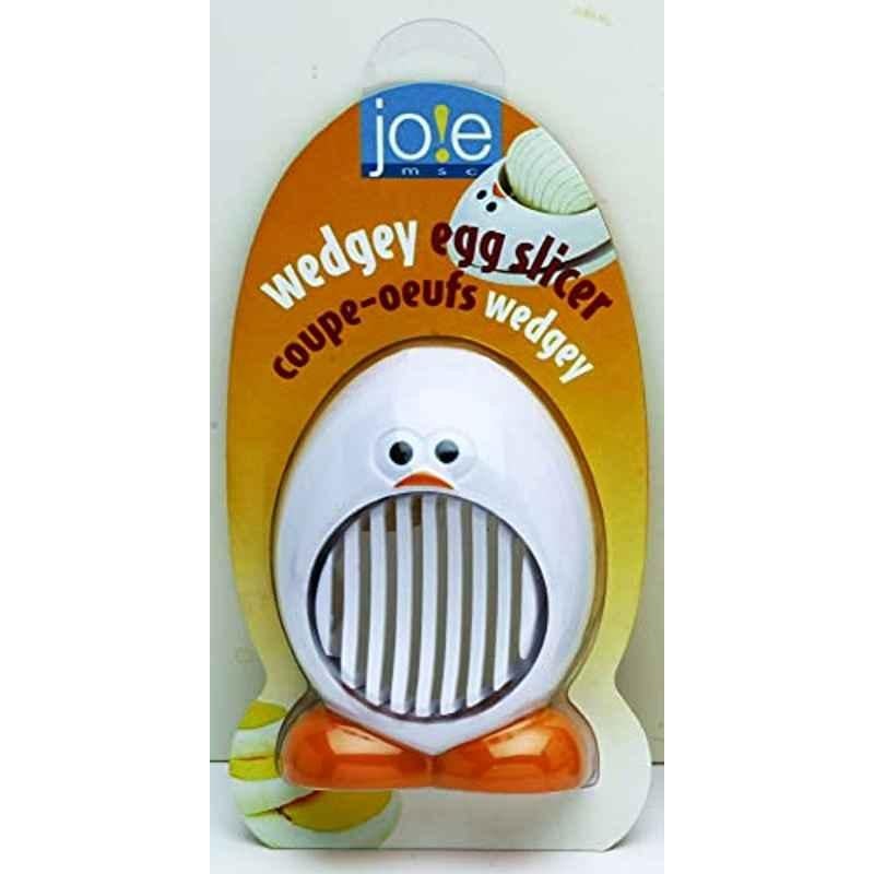 Joie Plastic & Stainless Steel White Egg Slicer, 50644
