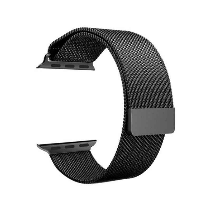 Jetech Stainless Steel Black Clasp Replacement Band