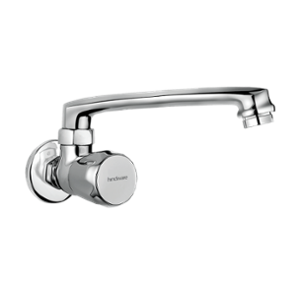 Hindware Classik M22 Wall Mounted Sink Cock With Swivel Casted Spout, F200024CP