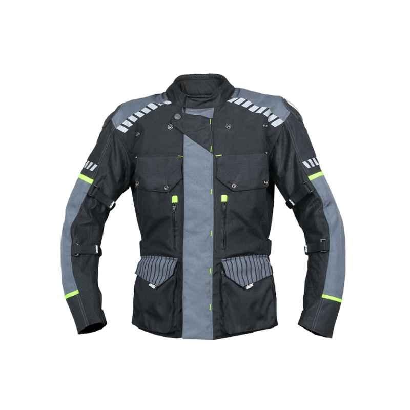 Biking Brotherhood Lightweight Flexiform Multilayer Adventure Jacket, Size: Small