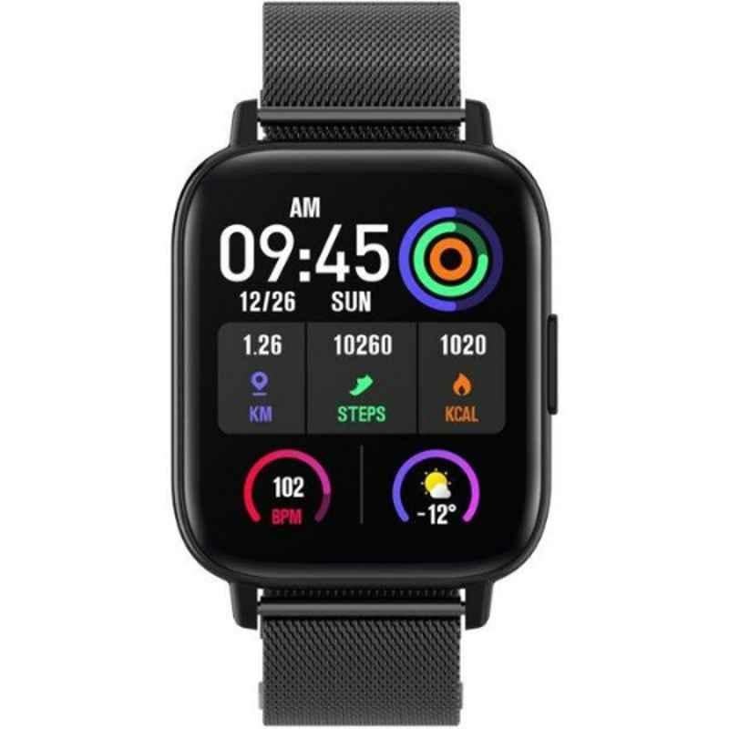 Xcell G3 Talk 1.67 inch Steel Mesh Black Fitness Tracker, XL-WATCH-G3TALK-BLKFSTEELSTRAP