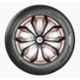 Prigan 4 Pcs 13 inch Black & Copper Press Fitting Wheel Cover Set for Hyundai Zing