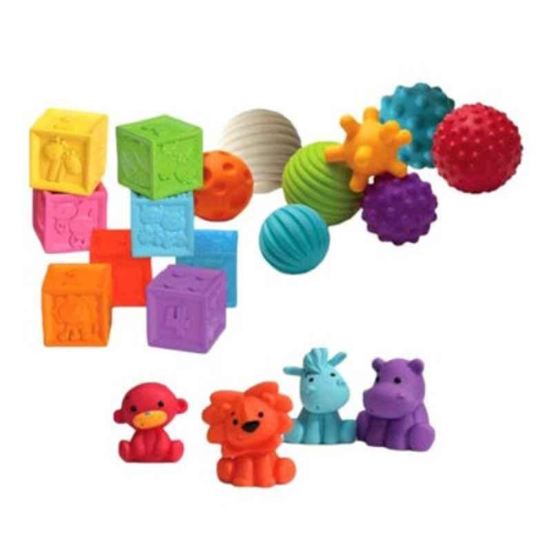 Infantino 20 Pcs Senso Balls & Blocks Bath Toy Set, IN310231