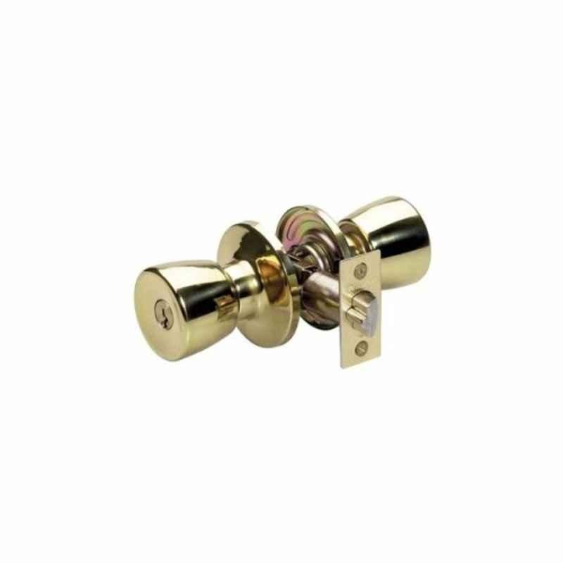Master Lock 60-70mm Brass Polished Brass Keyed Entry Lock, MLTUO0103