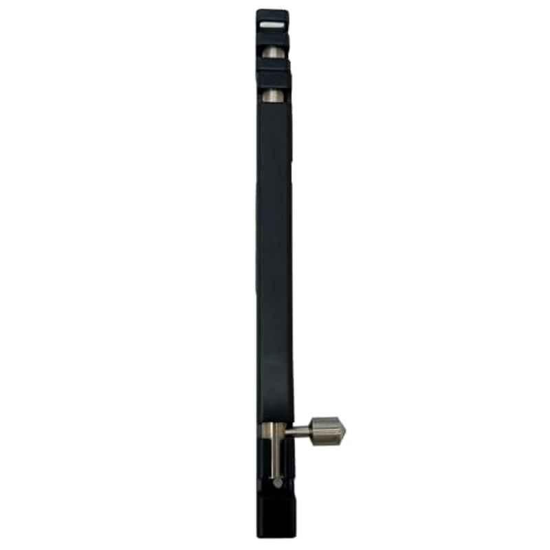 Plantex Stainless Steel Tower Bolt/Tower Bolt for Home, Offices Doors & Windows/8 inch Tower Bolt for Main Door/Door Latch/Kundi/Chitakini/Door Latch for Windows - Pack of 3 (Black)