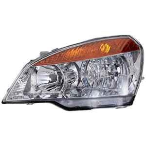 Uno Minda LHS Yellow Lens Hard Coated Headlight without Wire for TATA Indigo CS, HL-55008Y