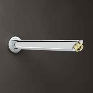 Plantex 9 inch Round Shower Arm for Overhead Shower/Stainless Steel Shower Pipe/Wall Mount Bathroom Fitting with 1/2 inch Thread (Chrome)