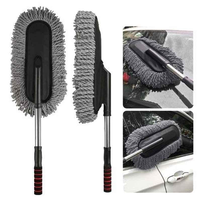 Love4ride Grey Microfiber Dry & Wet Duster
