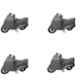 Mobidezire Polyester Grey Scooty Body Cover for TVS Wego (Pack of 5)