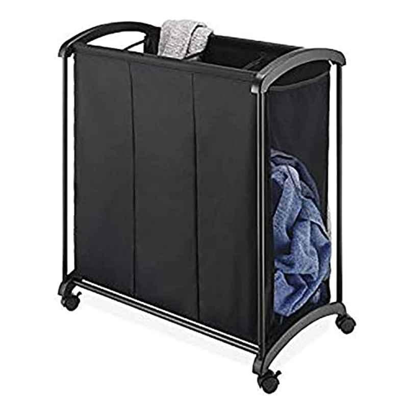 Whitmor Polyester Black Laundry Storage, 6396-4555