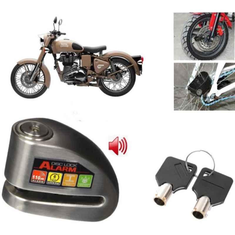 Auto Pearl Steel Black Anti-Theft Alarm Disc Brake Lock for Classic Desert Storm, Lock_545