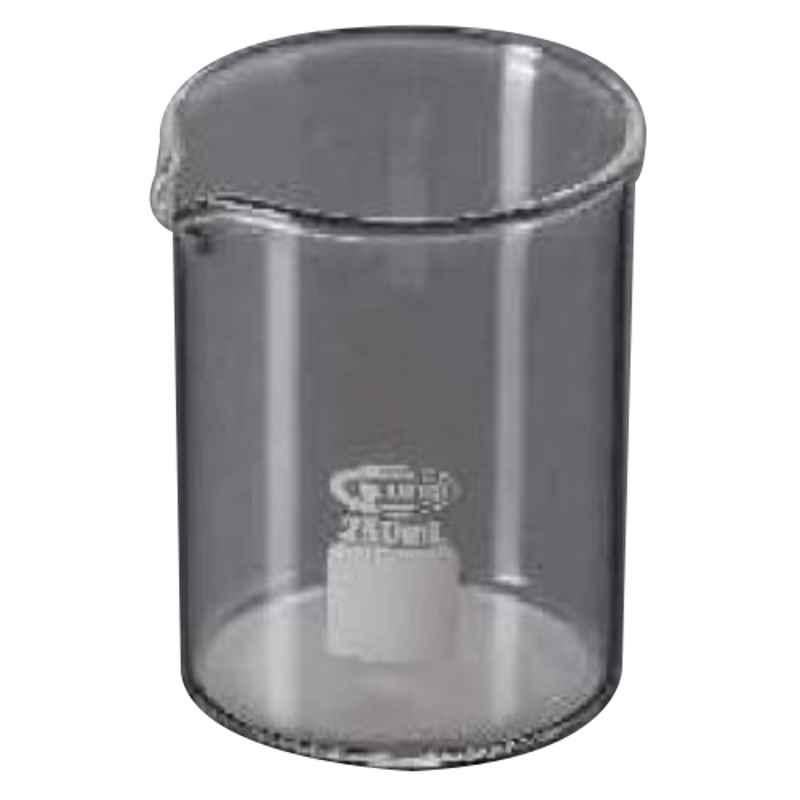 Glassco 150ml Low Form Beakers with Spout, Q230.235.04 (Pack of 5)