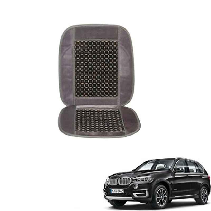 Kozdiko Wooden Beads Car Seat Cushion with Velvet Border for BMW X5