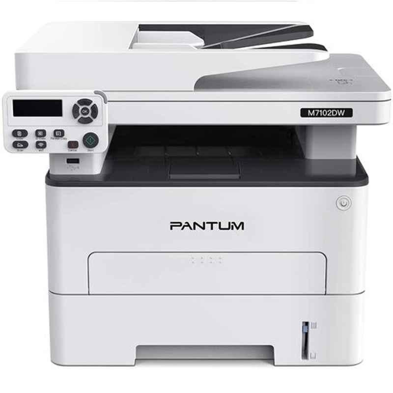 Pantum M7102DW 33ppm White Flatbed+ADF Multifunction Monochrome Laser Printer