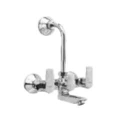 Somany Bellis Brass Chrome Finish Wall Mixer with Bend, 272201110011