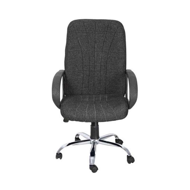 AE 70x40x80cm Fabric Black Office Chair with Wheels, AE 8525