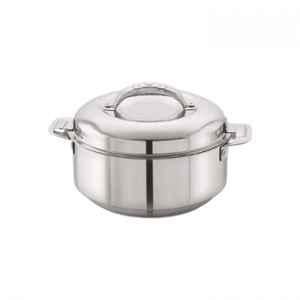 Cello Maxima 2000ml Stainless Steel Silver Casserole, 401CTES0019